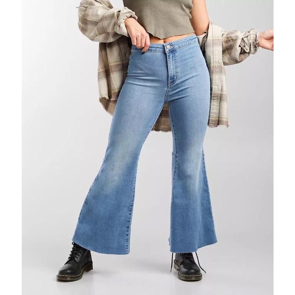 Free People Youthquake Cropped Flare Jeans